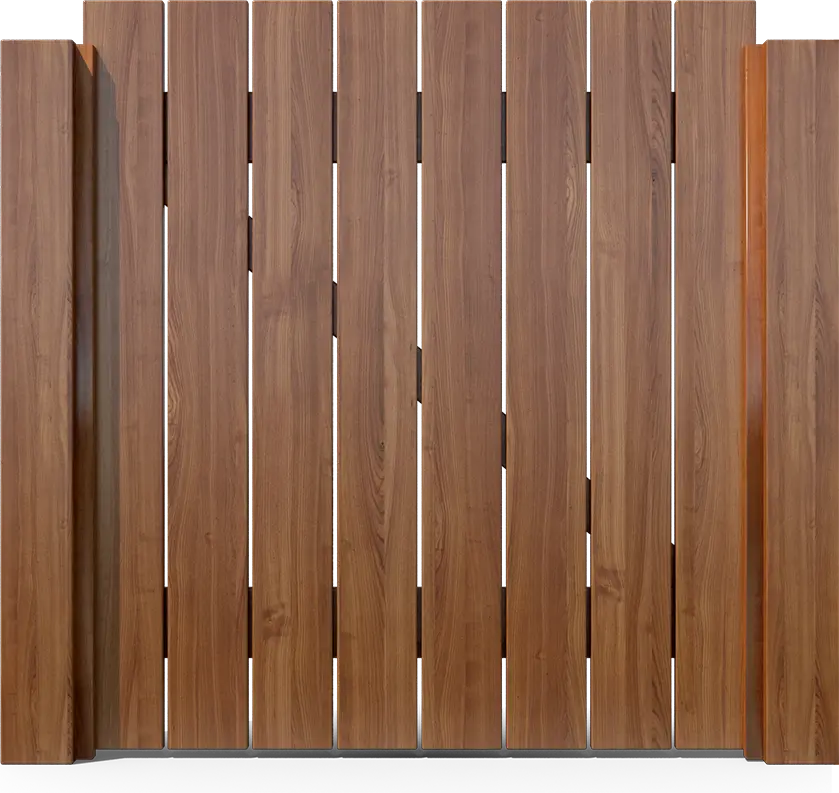 wooden fence